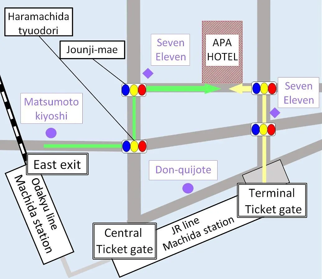 Apa Hotel Machidaeki-Higashi Токио 3*,  Япония